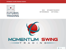 Tablet Screenshot of momentumswingtrading.com